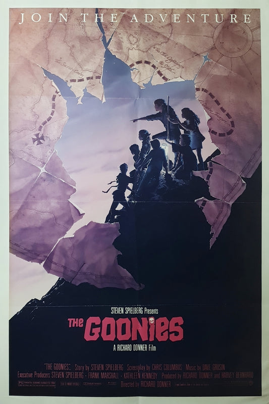 Goonies 1985 "Map style: Original Cinema Poster