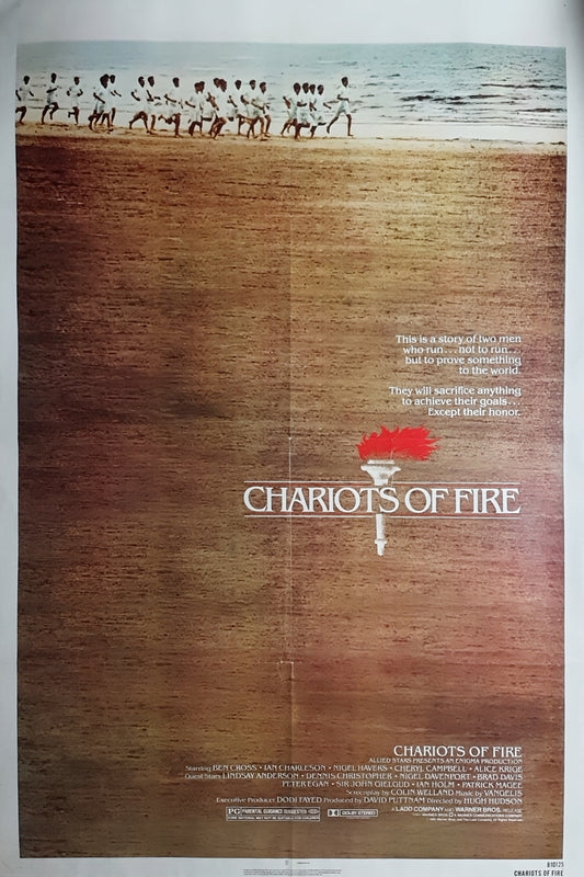 Chariots of Fire Original 1981 US One Sheet Movie Poster (pre Oscar)