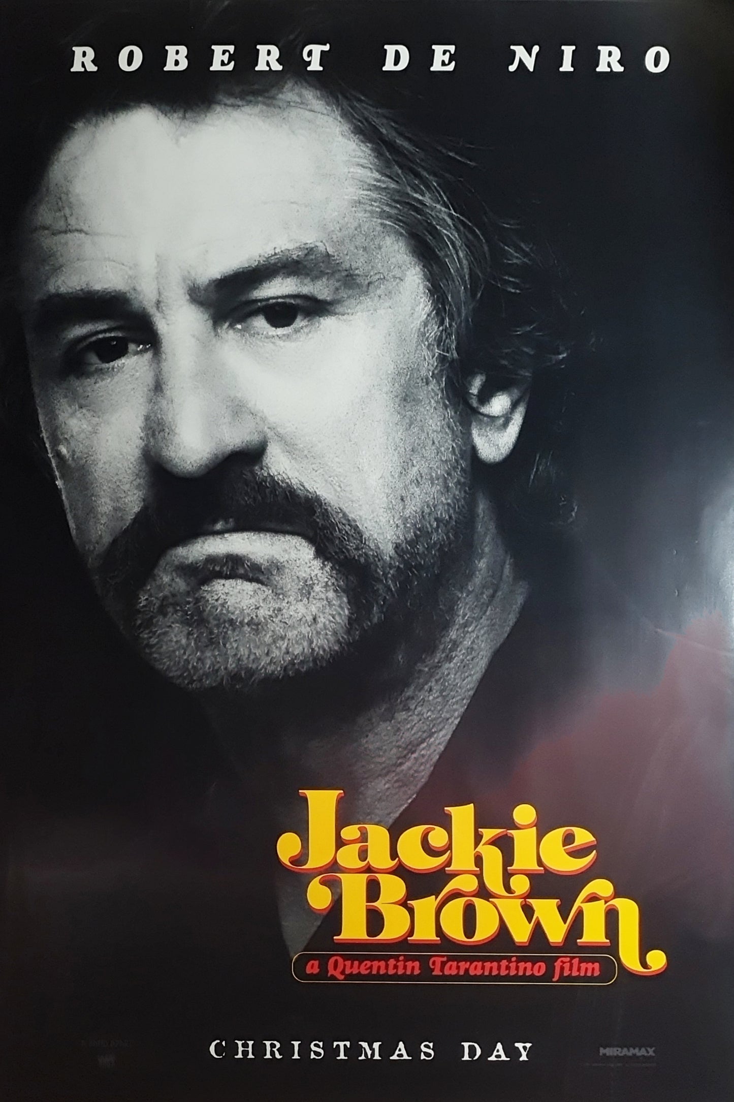 Jackie Brown Original Advance One sheet - De Niro