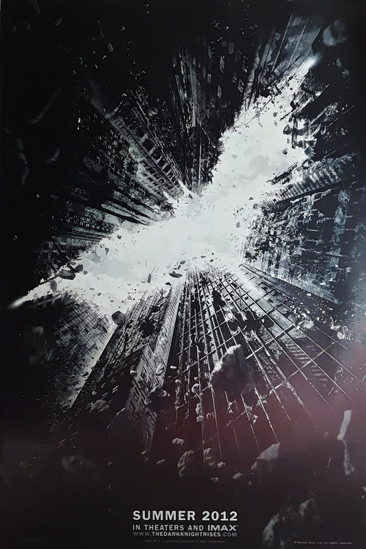 Dark Knight Rises Original Advance One Teaser Movie poster 2012