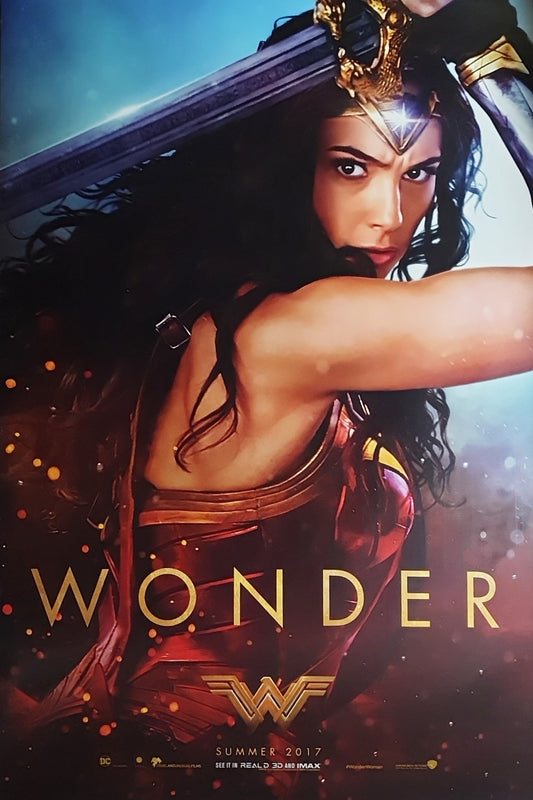 Wonder Woman 2017 Advance One Sheet movie poster - Wonder
