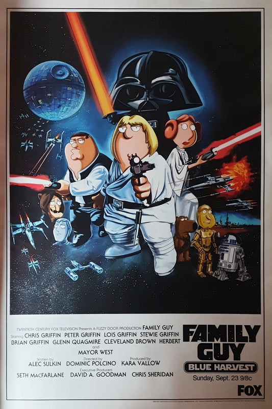 Family Guy "Blue Harvest" 2007 Rolled Original One Sheet poster