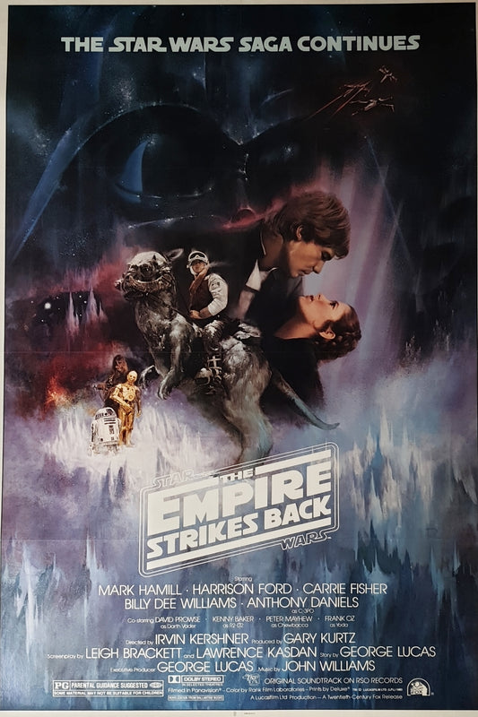 Star Wars Empire Strikes Back original one sheet. Linen backed movie poster