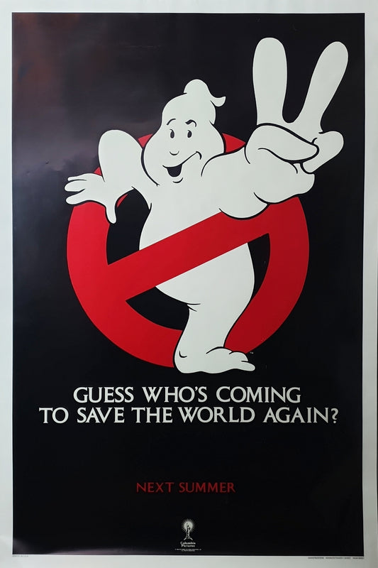 Ghostbusters 2 1989 Original Advance One Sheet Movie poster