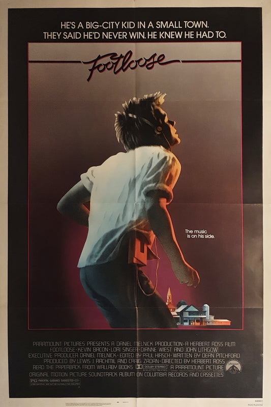 Footloose 1984  Original One Sheet Movie Poster
