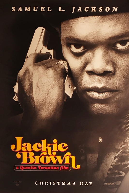 Jackie Brown Original Advance One sheet Movie poster - Samuel J Jackson