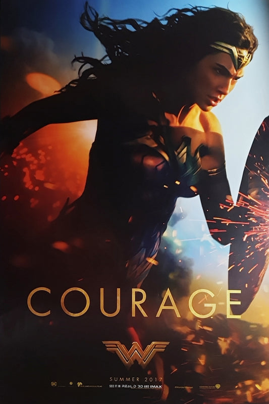 Wonder Woman 2017 Advance Movie Poster - Courage